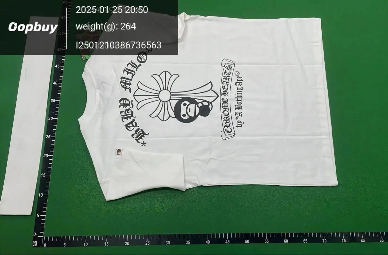 Bape x Chrome Hearts Tee