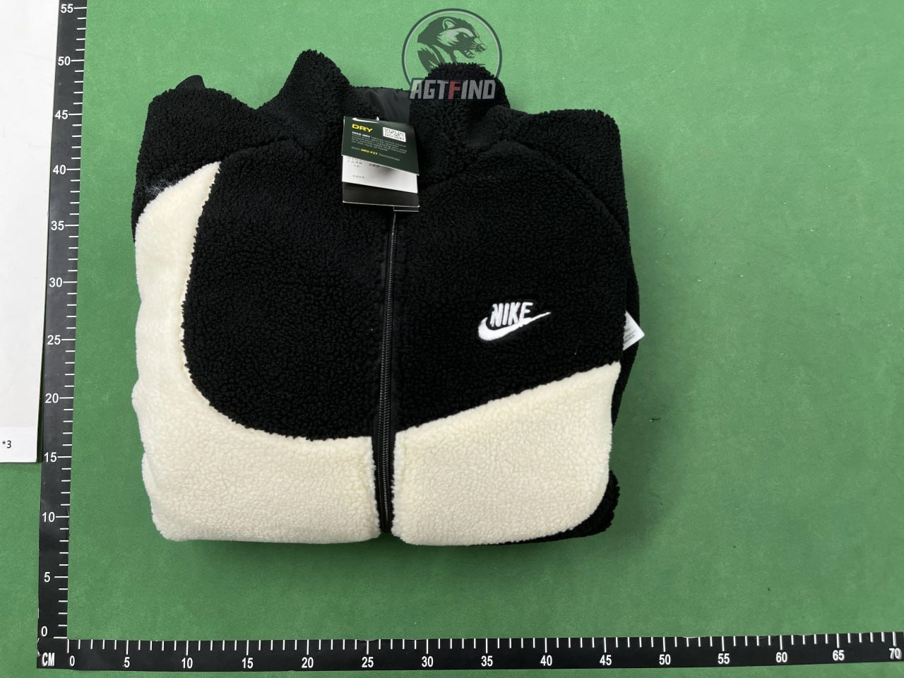 NIKE lamb wool coat