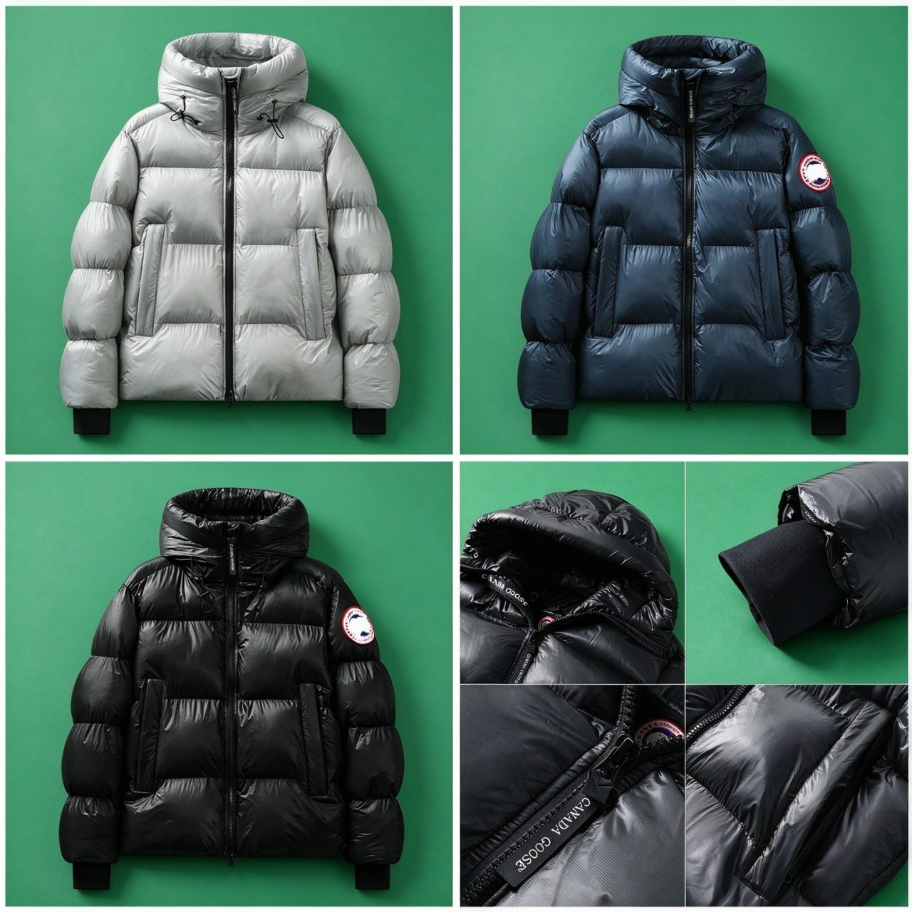 Canada Goose Hooded Puffer Vest Jacket      