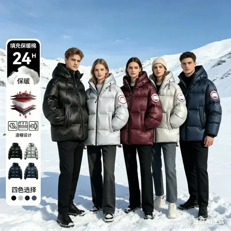 Canada Goose Hooded Puffer Vest Jacket      