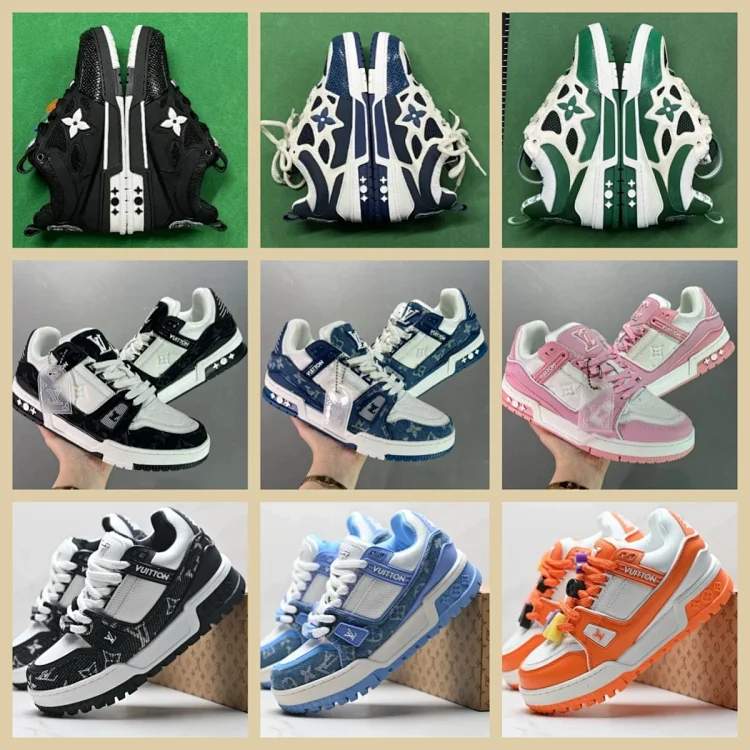 Louis vuitton skate sneakers LV Trainer Shoes      